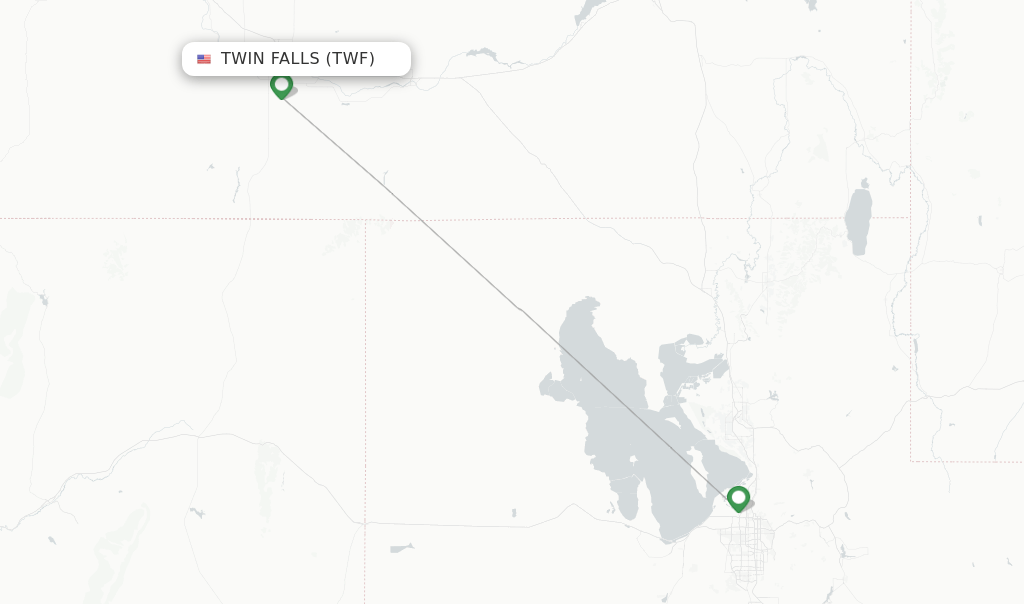 Direct (nonstop) flights from Twin Falls, Magic Valley Regional