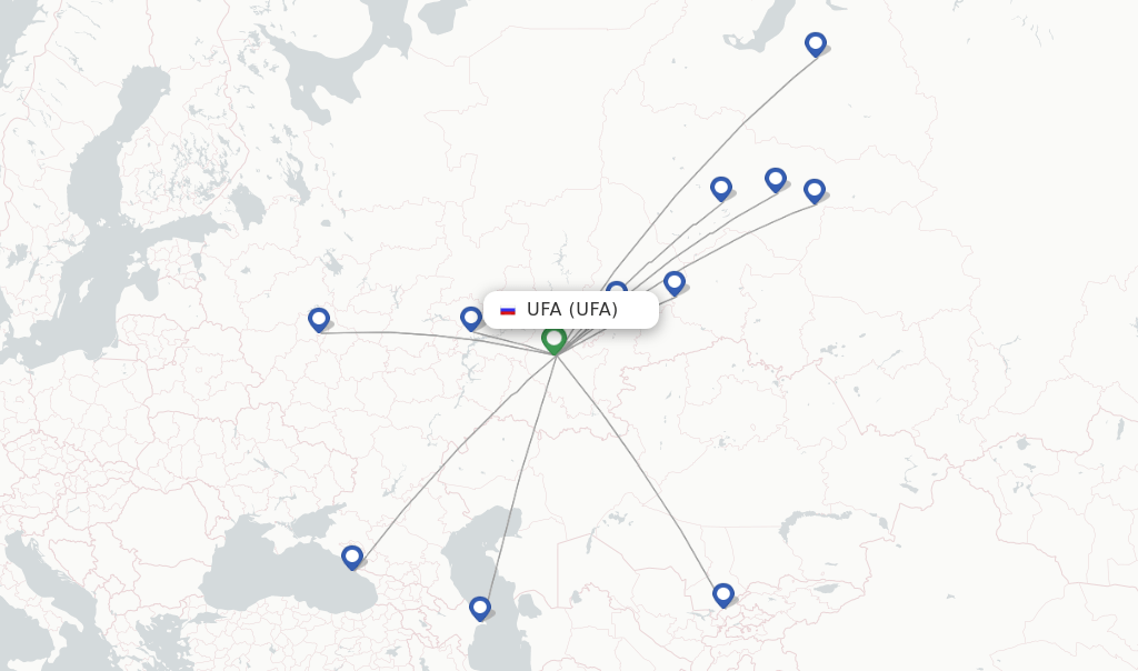 UTair flights from Ufa, UFA