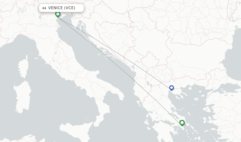 Aegean Airlines flights from Venice, VCE