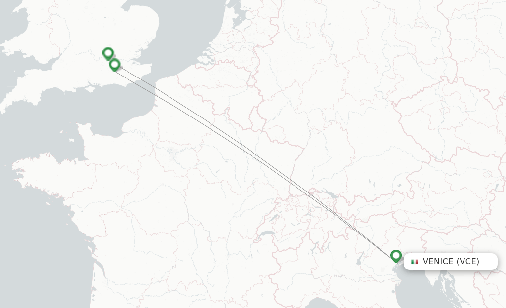 British Airways flights from Venice, VCE