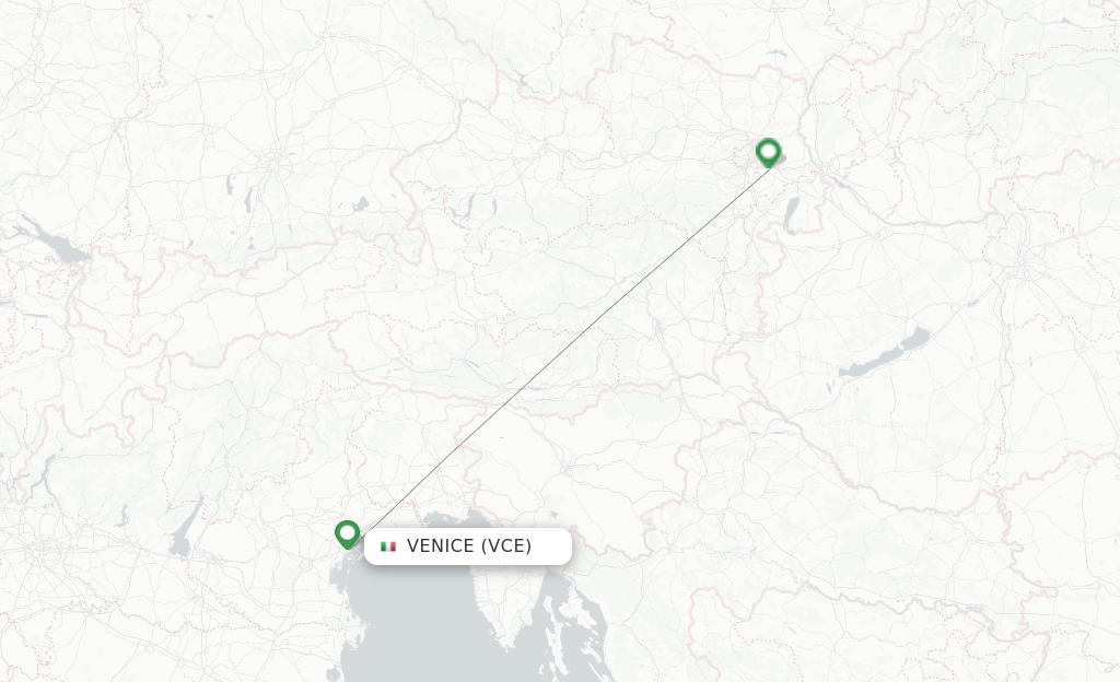 Austrian flights from Venice, VCE