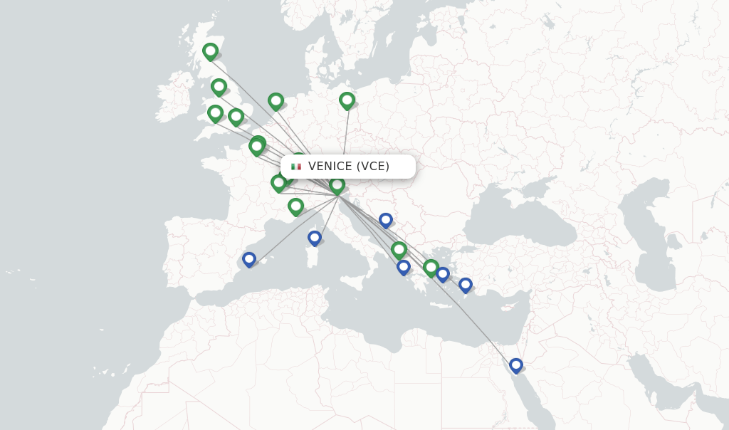 easyJet flights from Venice, VCE