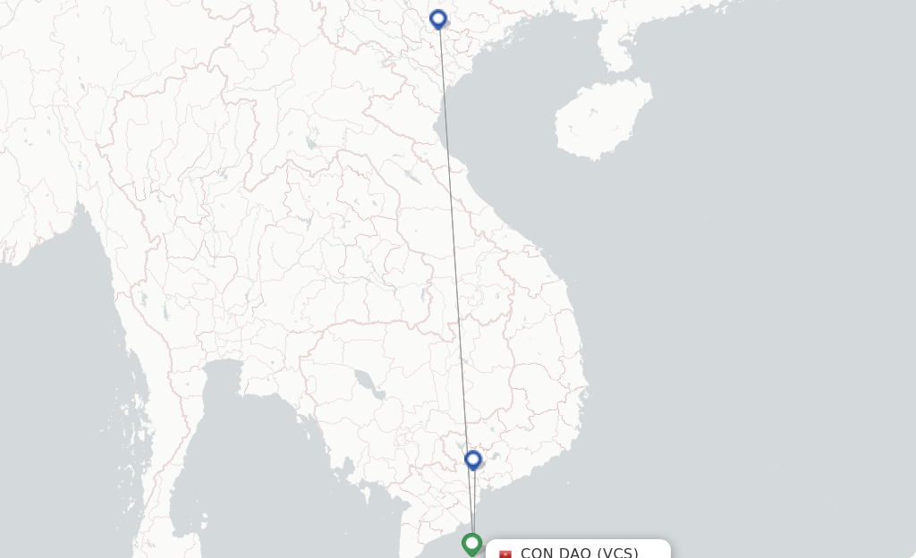 Bamboo Airways flights from Con Dao, VCS