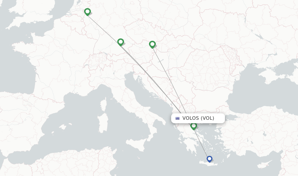Volos VOL route map
