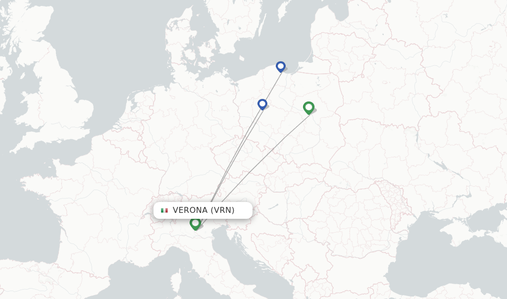 Wizz Air flights from Verona, VRN