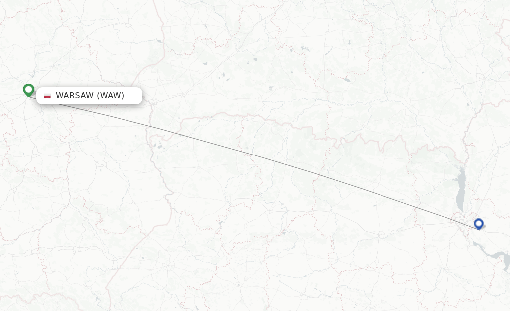UIA flights from Warsaw, WAW