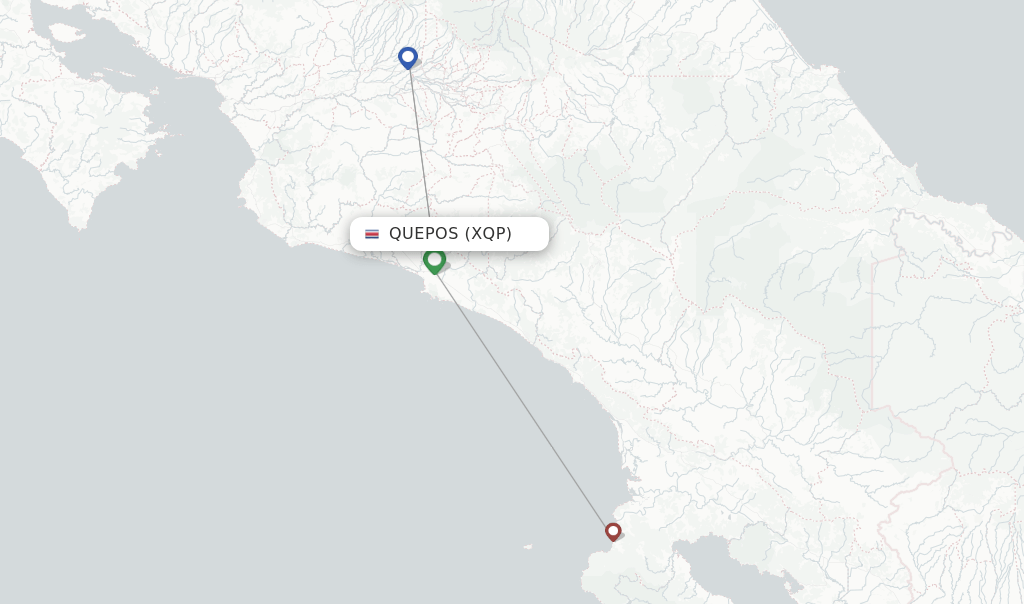 SANSA Regional flights from Quepos, XQP