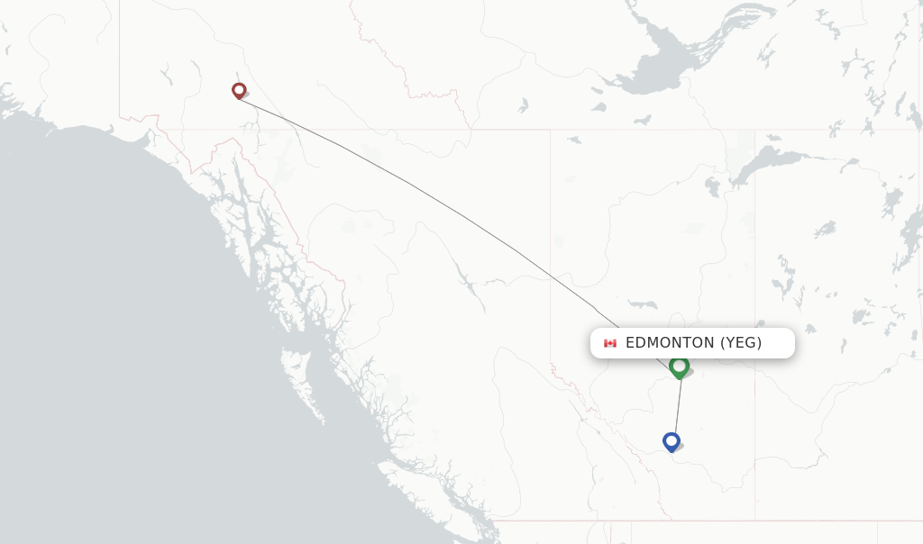 Air North flights from Edmonton, YEG