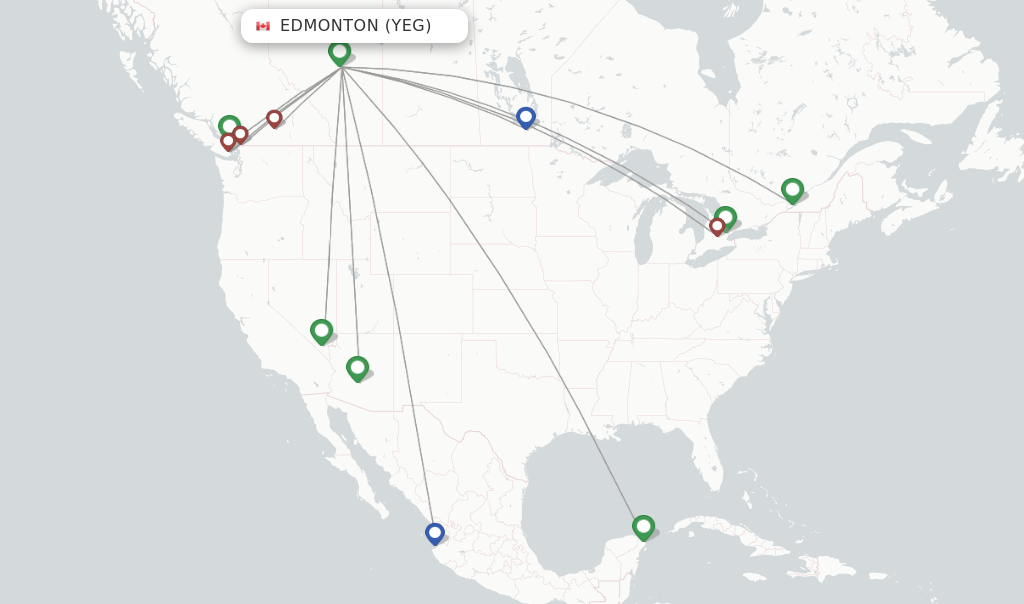 Flair Airlines flights from Edmonton, YEG