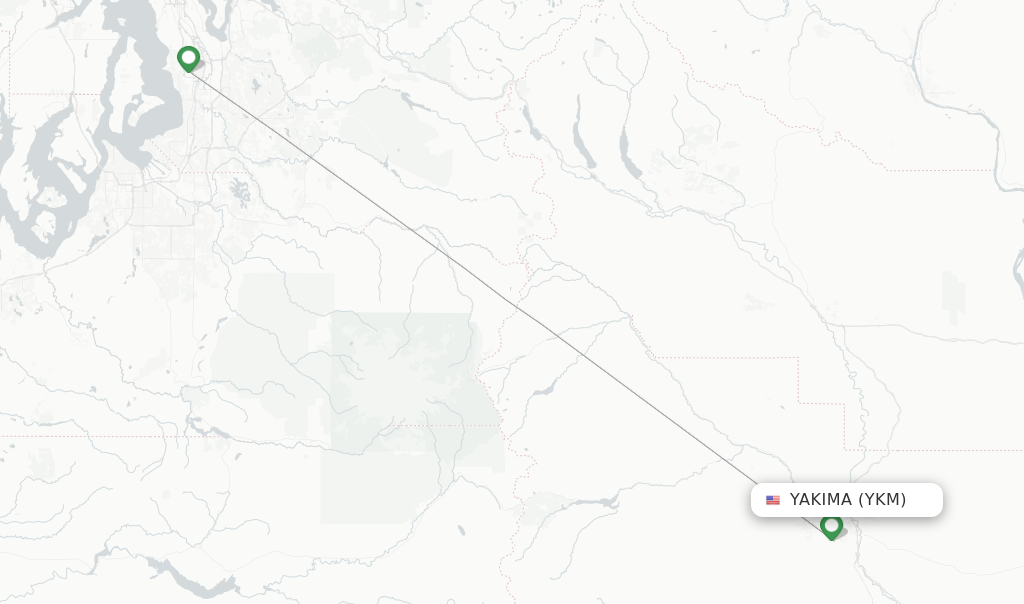 Alaska Airlines flights from Yakima, YKM