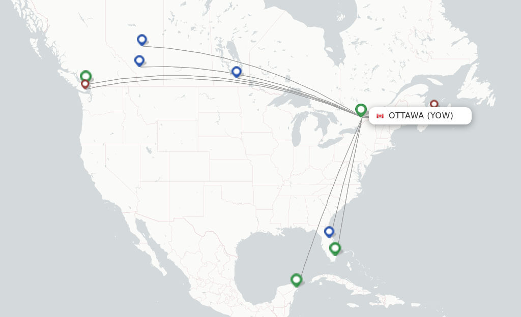Flair Airlines flights from Ottawa, YOW