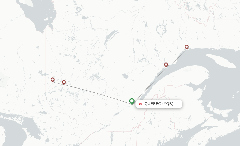 Air Liaison flights from Quebec, YQB
