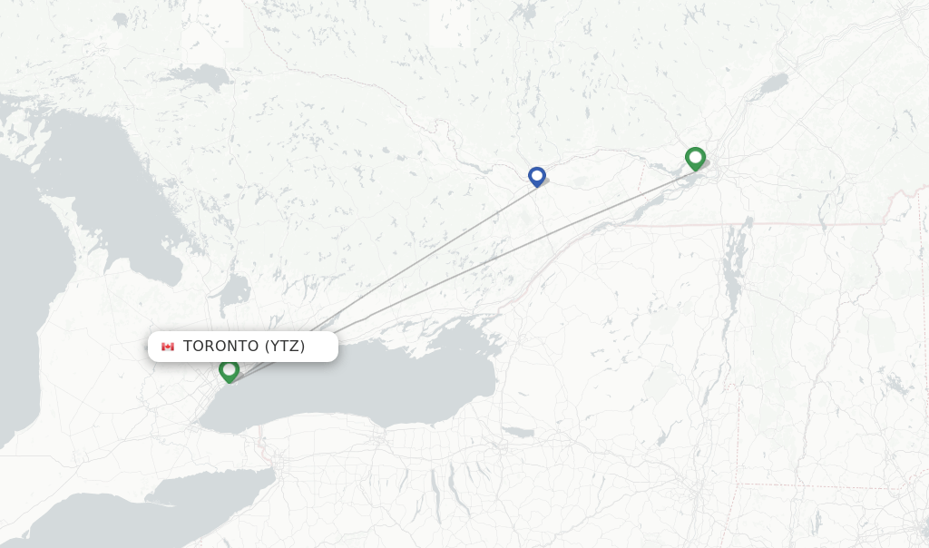 Air Canada flights from Toronto, YTZ