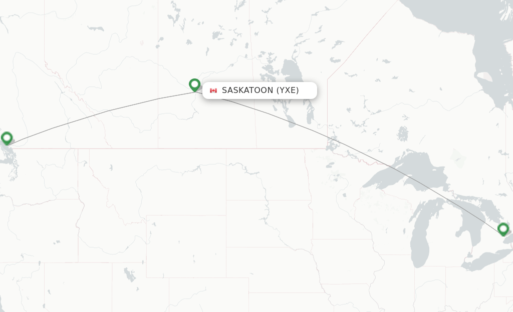 Flair Airlines flights from Saskatoon, YXE