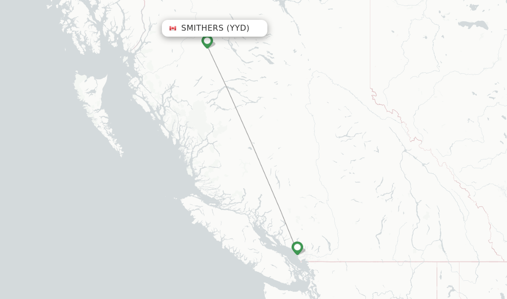 Air Canada flights from Smithers, YYD