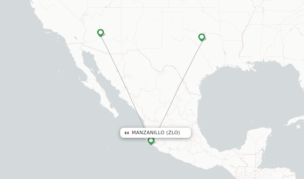 American Airlines flights from Manzanillo, ZLO