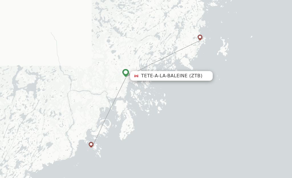 Direct (nonstop) flights from TeteALa Baleine, TeteaLa Baleine