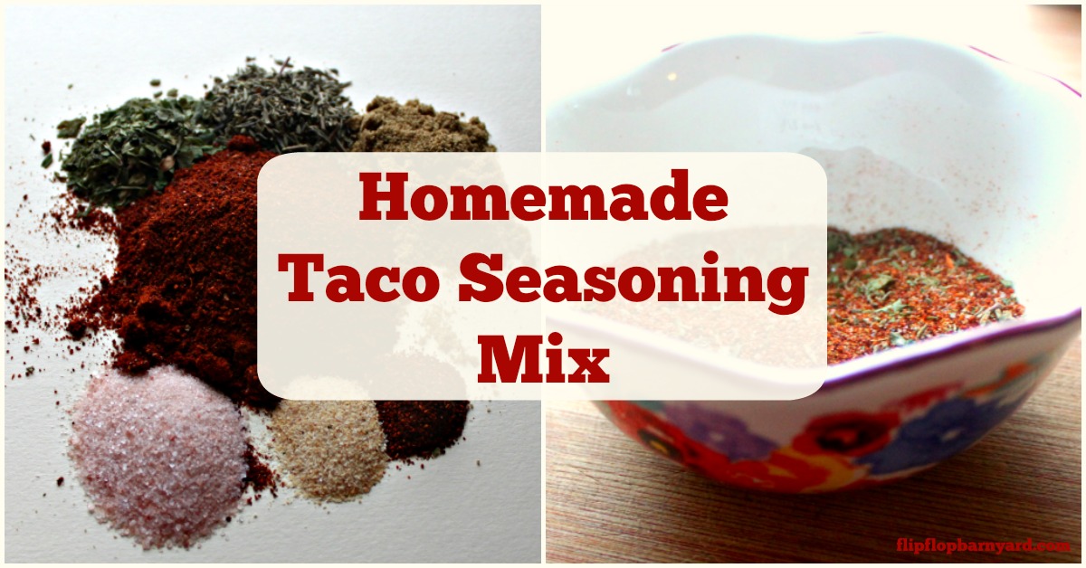 Homemade Taco Seasoning Mix The Flip Flop Barnyard