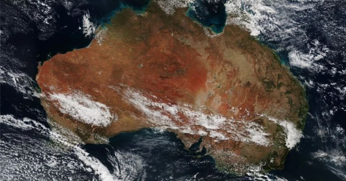 Why does Australia look red when seen from space? FlipScience Top