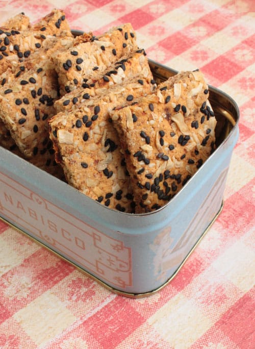 GlutenFree Almond Pulp Crackers Flo and Grace