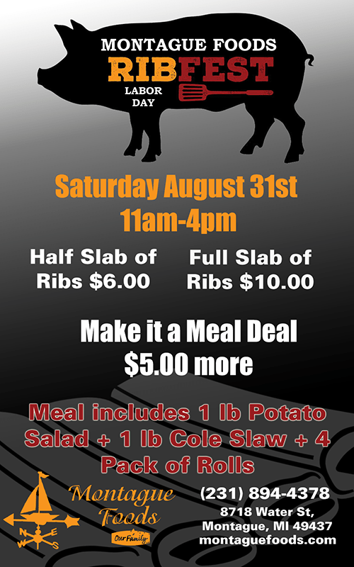 Aug 31 RIBFEST Montague Foods Float My Event