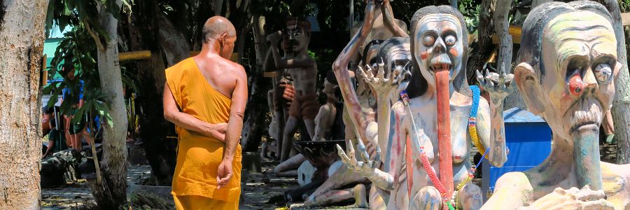 Thailands Höllentempel Buddhismus zum Fürchten