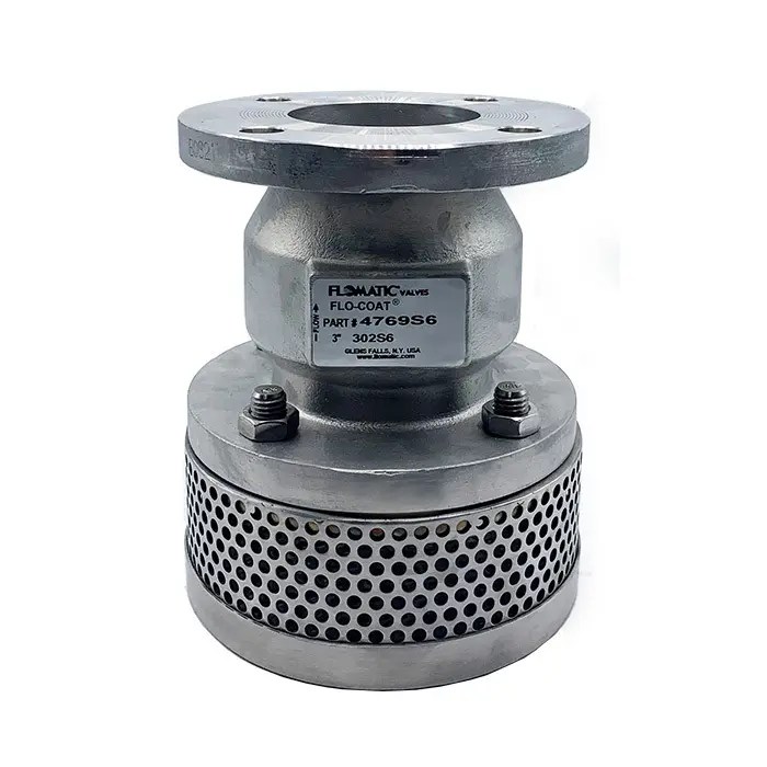 Model 302S6 All 316 stainless steel Foot Valve Flomatic
