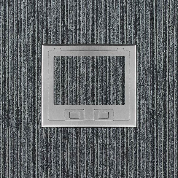 Concrete floor boxes in slab on grade Floor Box Systems