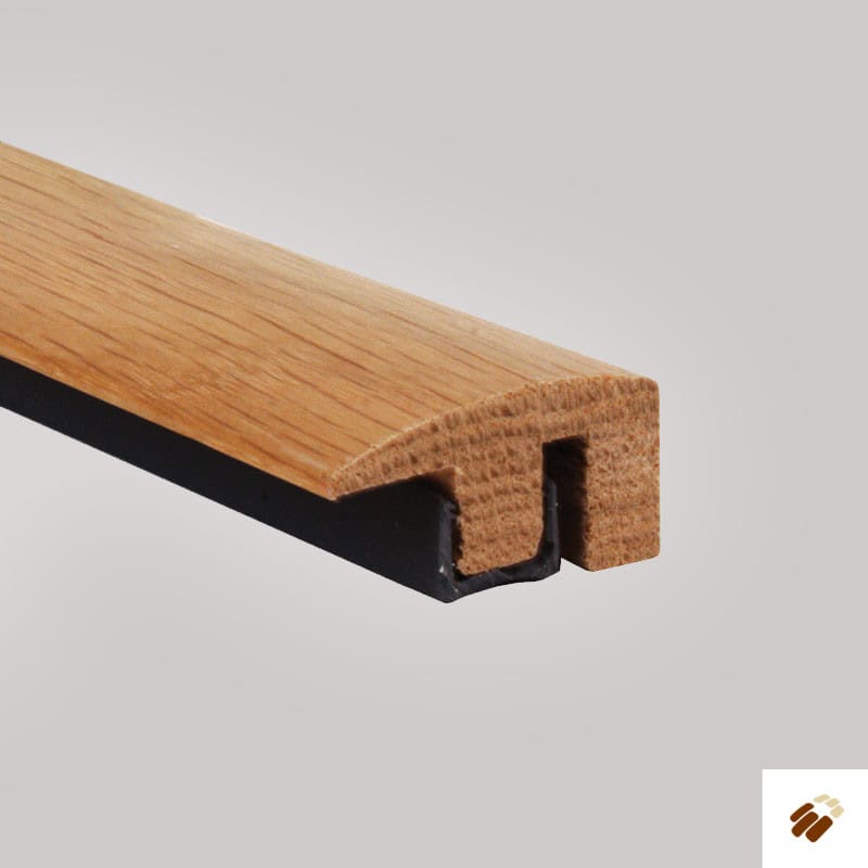 Hardwood Oak End Cap Trim with Fixing 900mm Unfinished