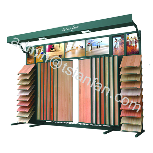 WDF613 Factory Supplier Floor Standing Plank Rack Display Flooring