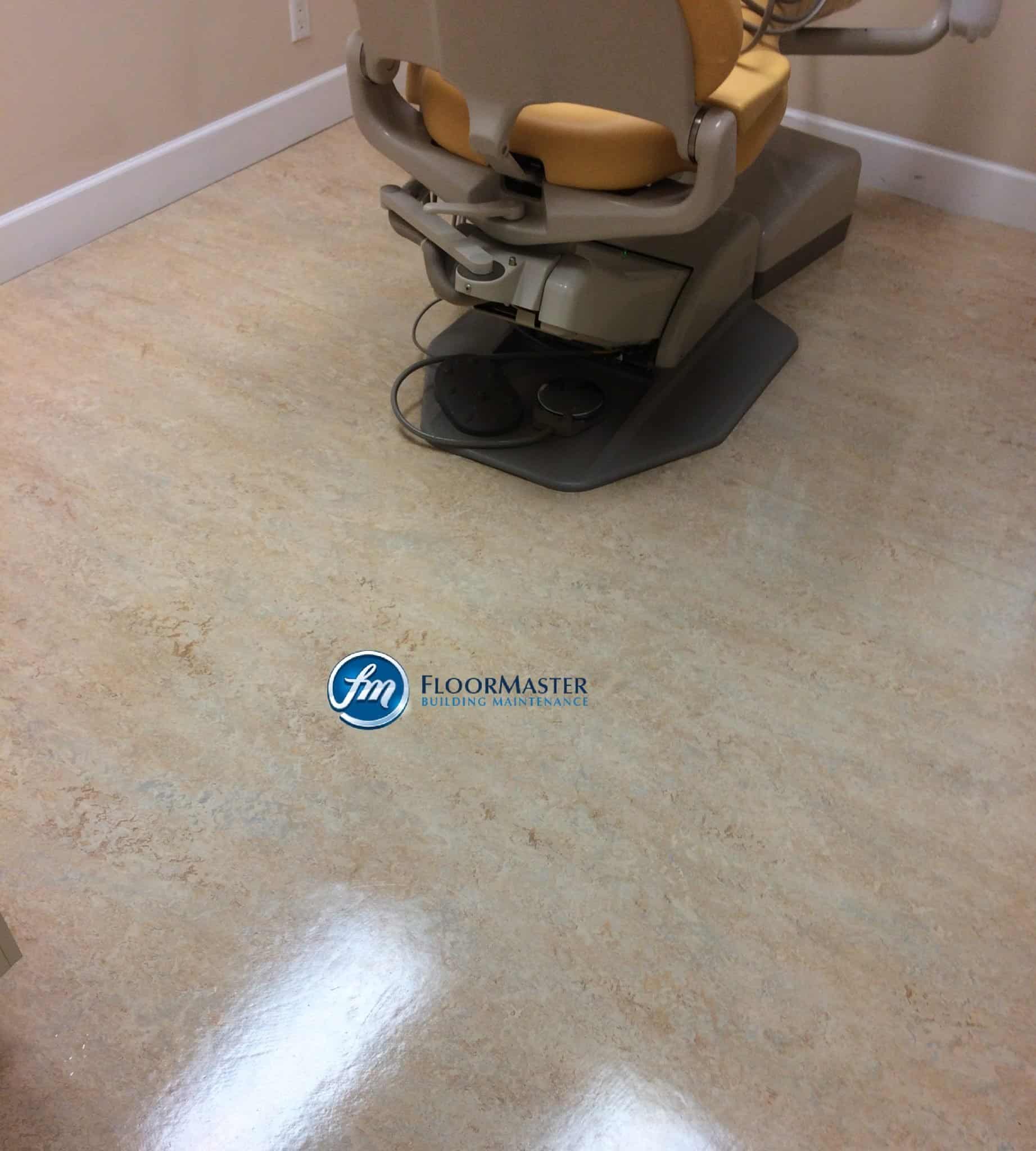 Linoleum floor stripping and waxing Floor Master