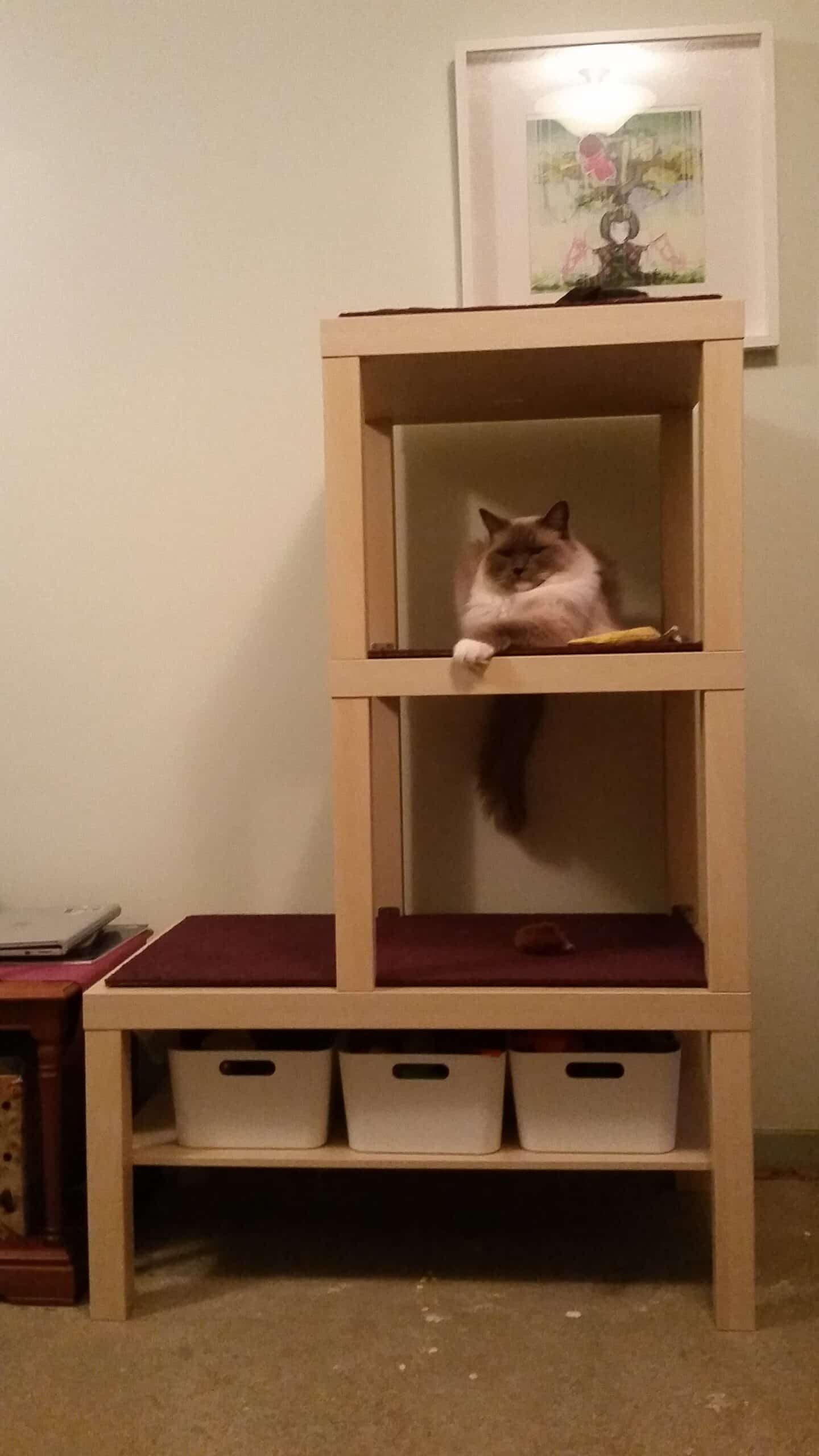 Ikea Furniture Hack DIY Cat Tree IKEA Floppycats™