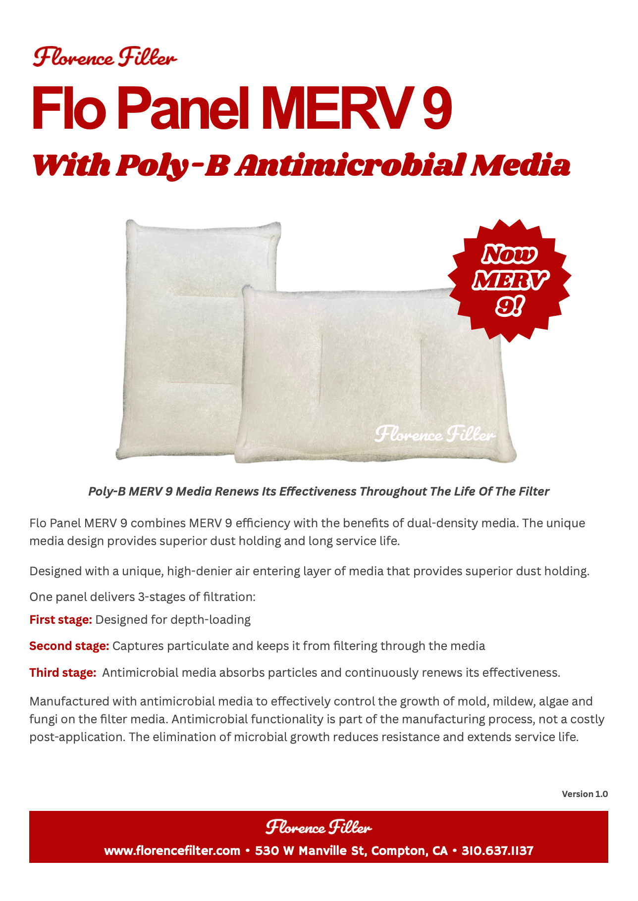 Bag FIlters Florence Filter Air Filters