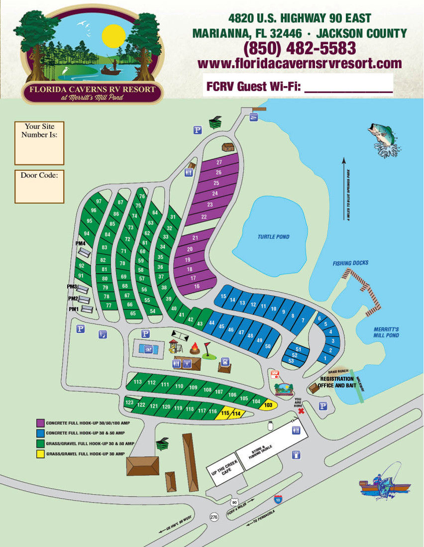 Location Florida Caverns RV Resort