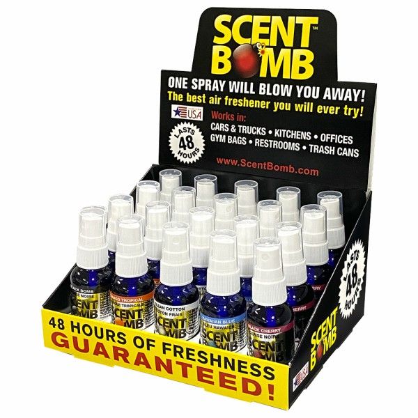 Scent Bomb 1oz Pure Concentrated Air Freshener 20 PCS Display Asst 1