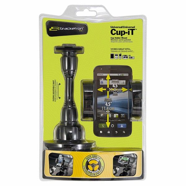 Bracketron CupiT Universal Cup Holder Mount UCH101BL