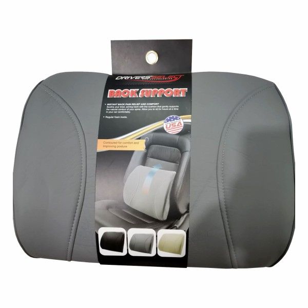 Back Support PU Leather Grey