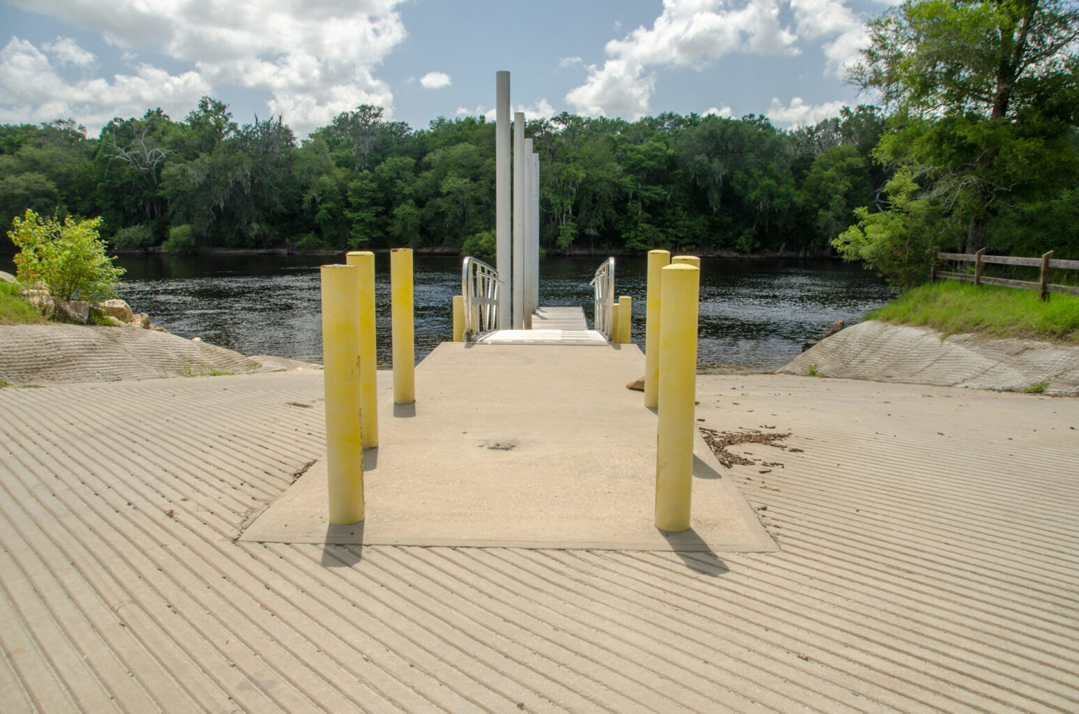 Log Landing Boat Ramp Florida Paddle Notes