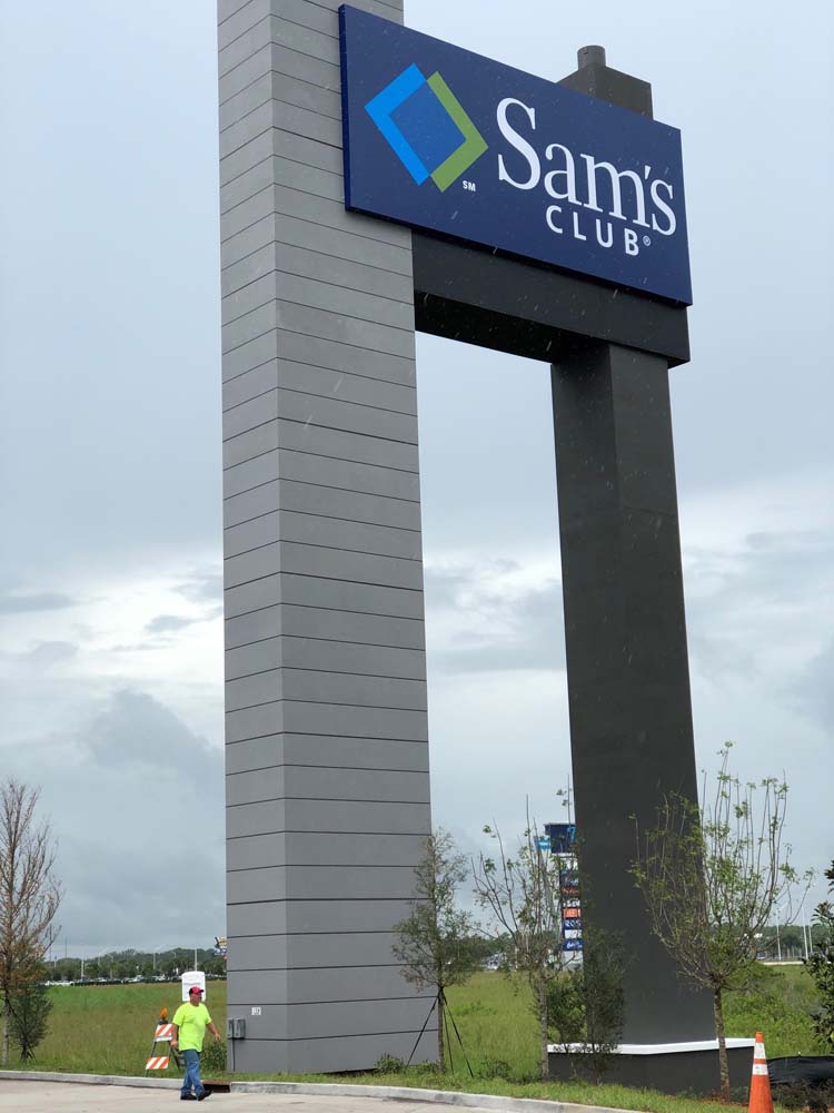 Sam's Club Daytona Beach Florida Sign Company Since 1951