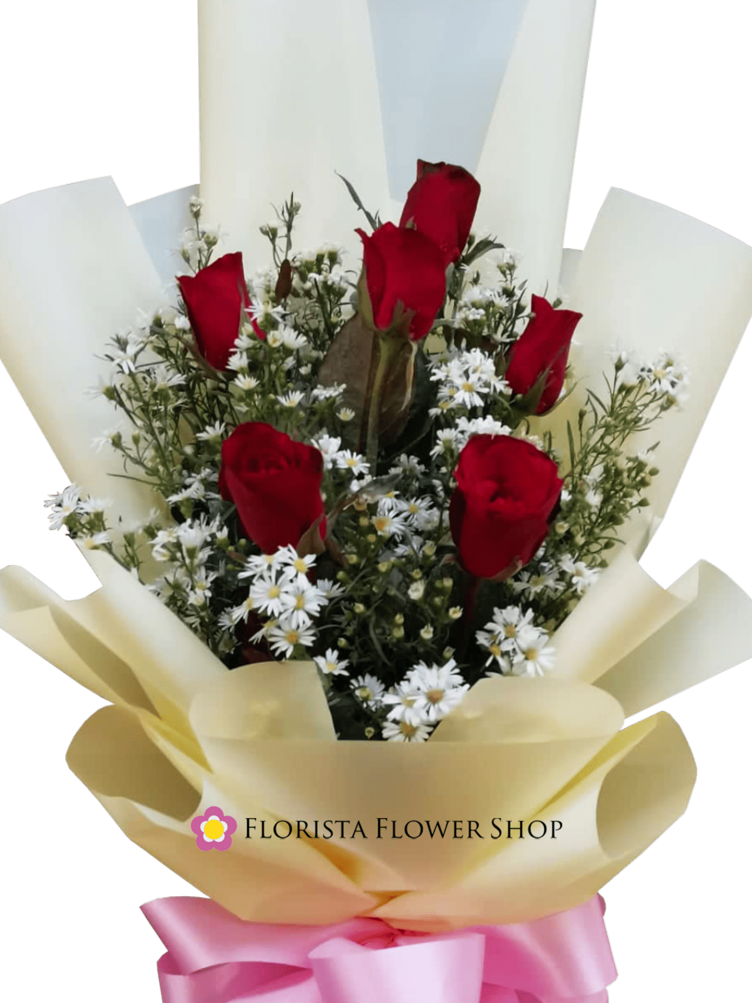 6 STEMS ROSE Florista Flower Shop