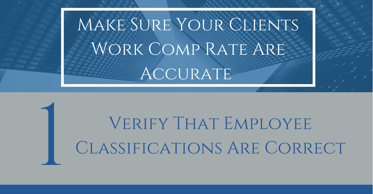 Agents Ensure Workers Comp Rates Are Accurate