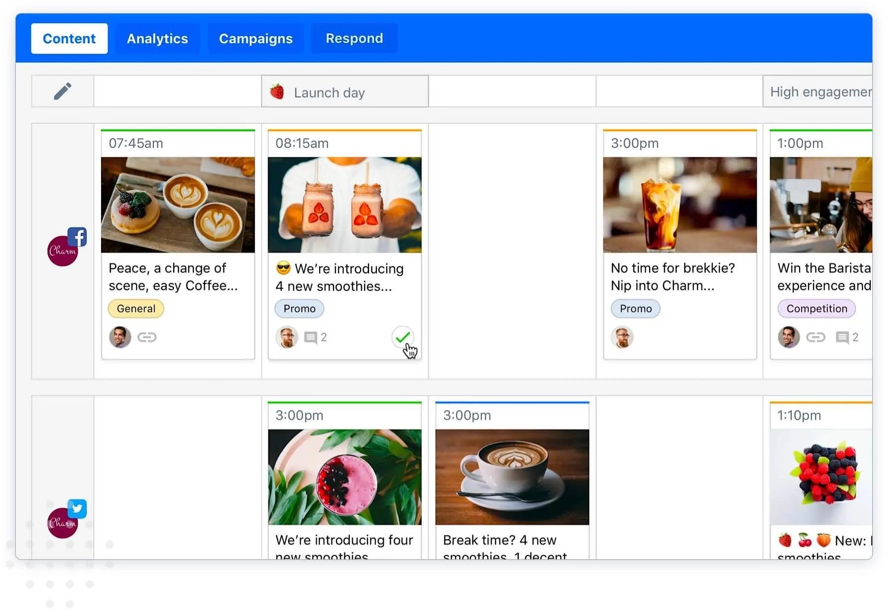 ContentCal Social Media Planning and Publishing Tool Flowji