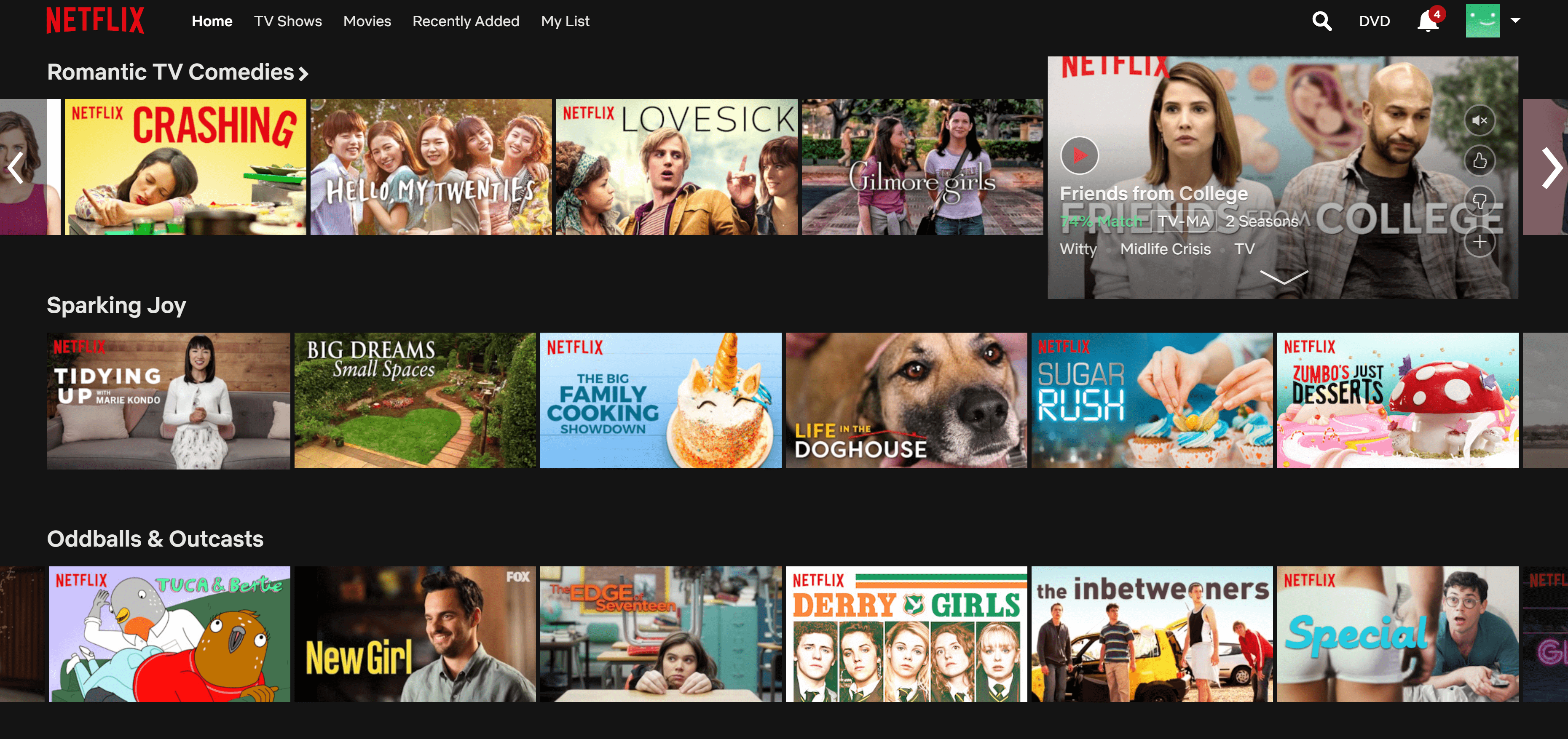 On Seeing What’s Next Netflix’s Personalized Interface Versus Users