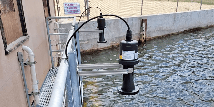 Reservoir Dam Gate Spillway Radar Level Measurement Flowline Liquid & Solid Level Sensors