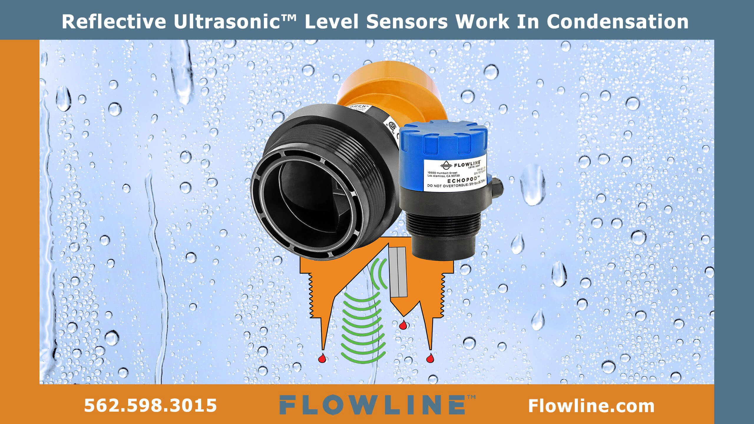 Level Technology Flowline Liquid & Solid Level Sensors, Switches