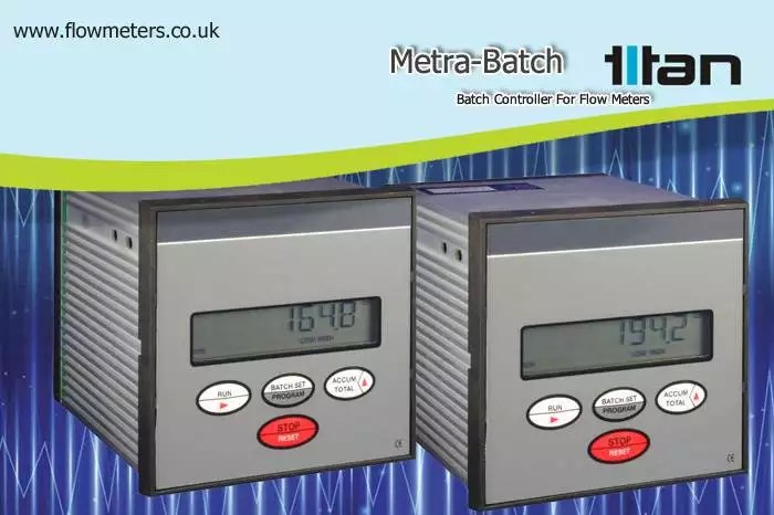 Batch Controller for Flow Meters Flow Meter Batch Control.