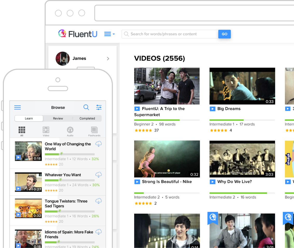 Language Immersion Online Learn a Language with Videos FluentU