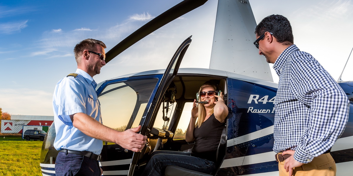 HubschrauberRundflug Rostock Helikopter fliegen erleben