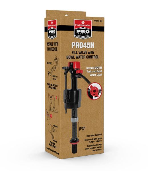 Low Flow Toilet Fill Valve PRO45H Fill Valve Fluidmaster PRO Series
