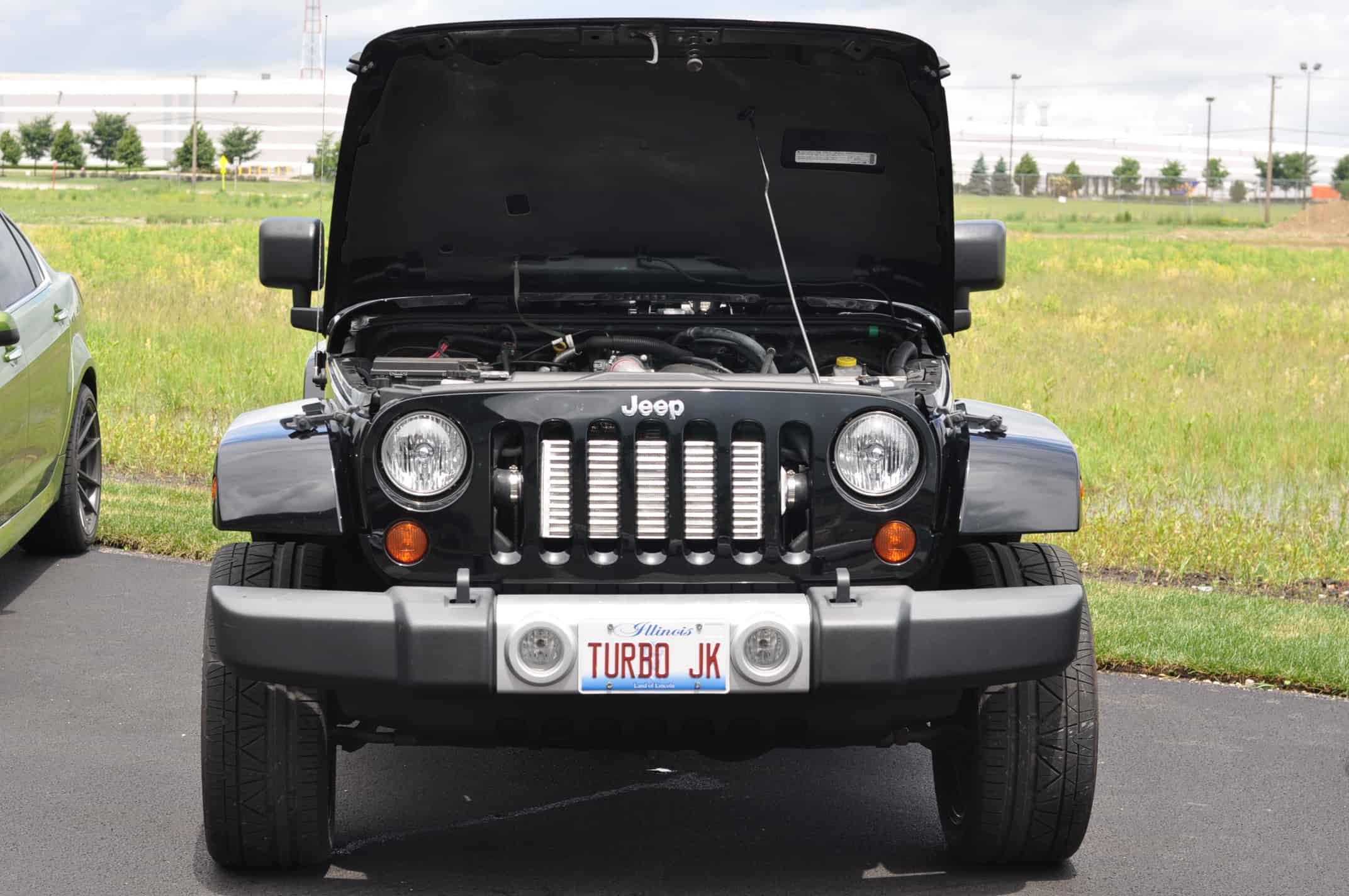 jeep wrangler jk hood open front end turbocharged Car